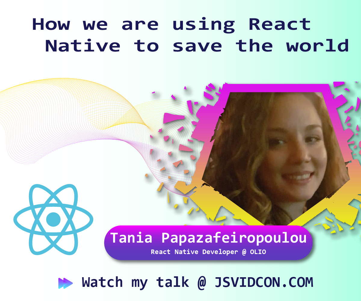 JS VidCon banner - Tania Papazafeiropoulou